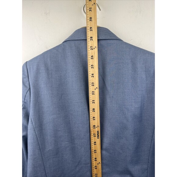Mare Mare x Anthropologie Women’s Blue Cinch-Sleeved Blazer Size X-Small XS - Picture 5 of 7